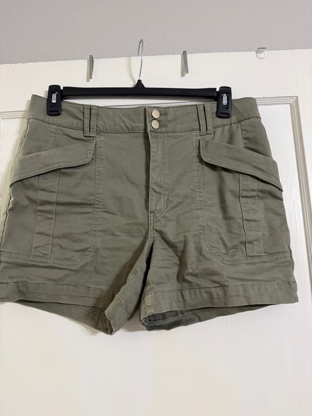 Democracy Olive Utility Cargo Shorts